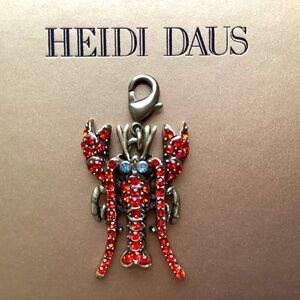 Heidi Daus Siam Red Crystal Lobster Charm